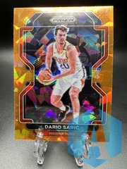 2021-22 Panini Prizm Orange Cracked Ice Dario Saric #66